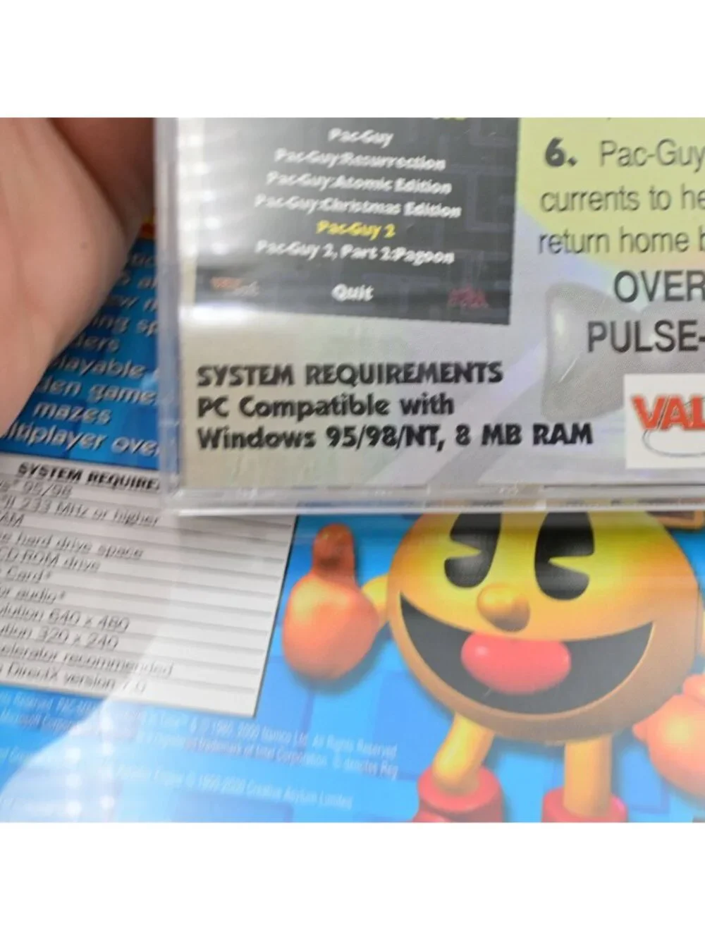 Pac-man Adventures In Time & Pac Pac 6 Complete Games CD-Rom PC Game Bundle